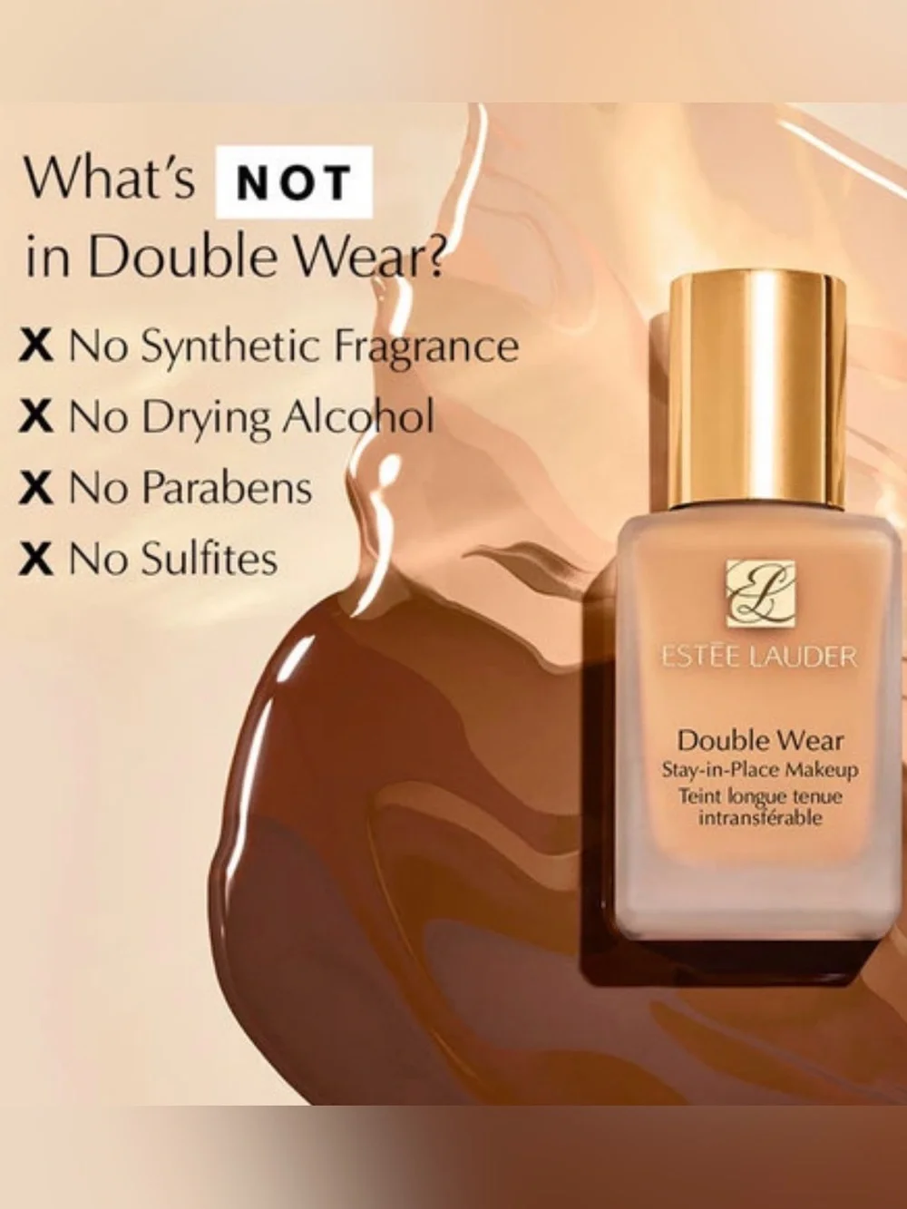 Estee Lauder Double Wear Foundation - 1W2 Sand-Warm Tan